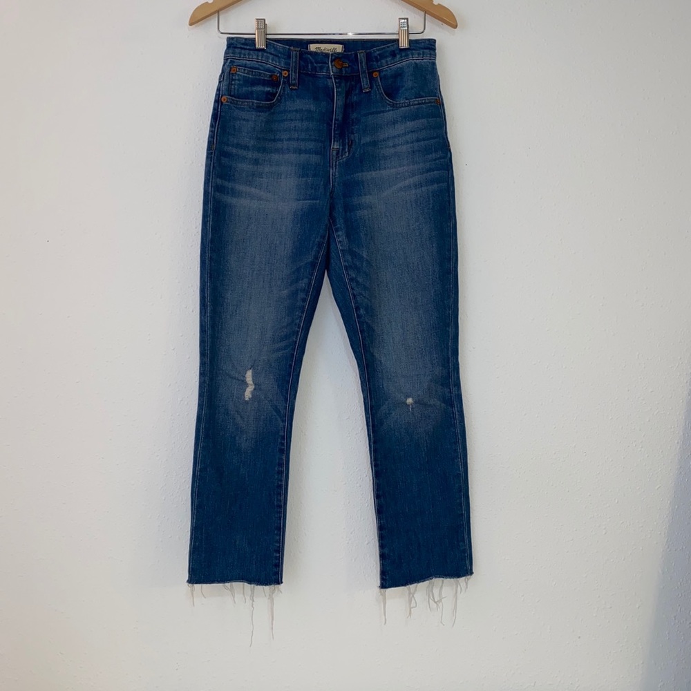 NWOT Madewell High Rise Slim Crop Boyjean 24